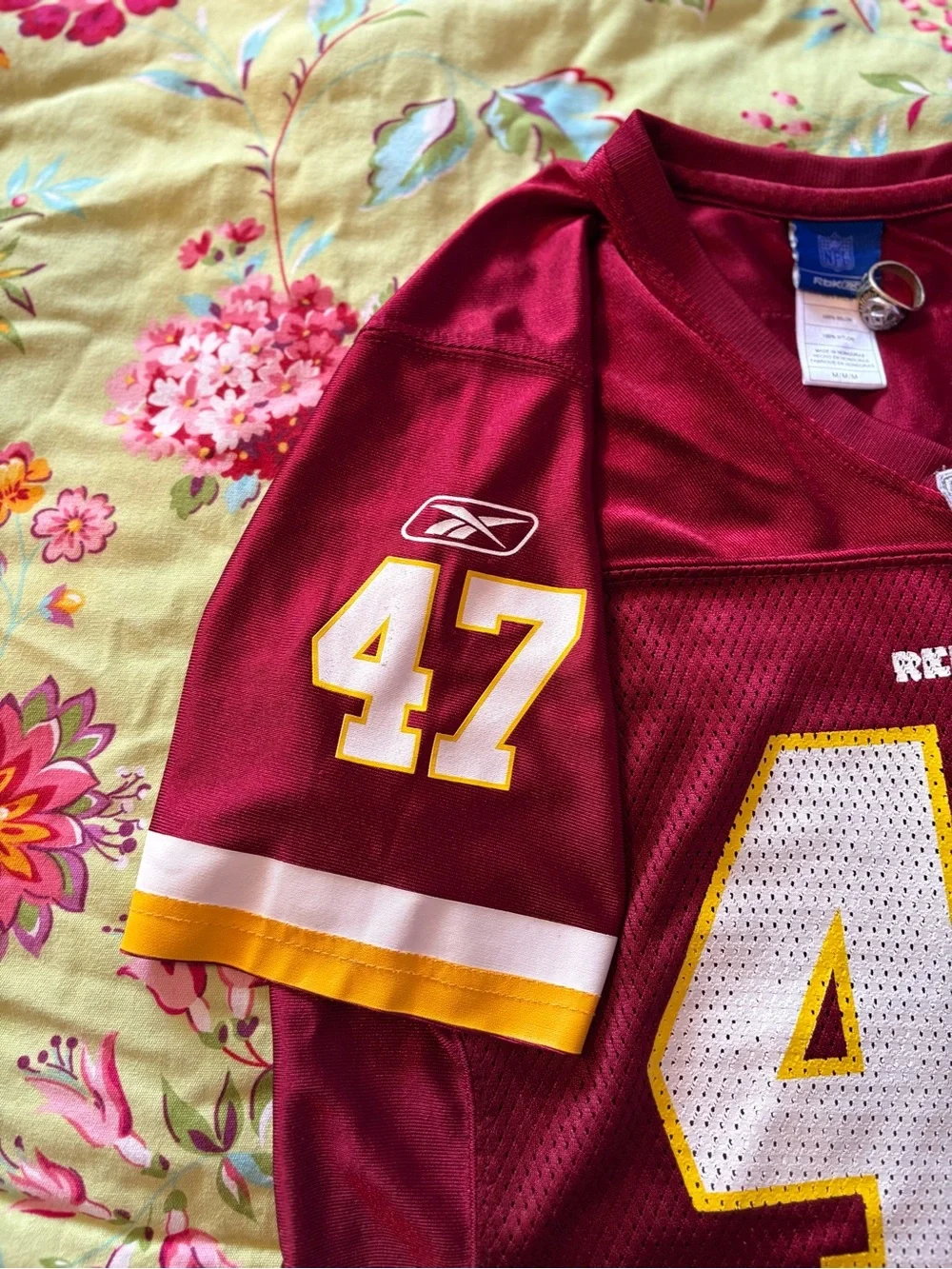 Washington Commanders Reebok NFL Chris Cooley #47 Jersey women’s Med 22x20 GUC